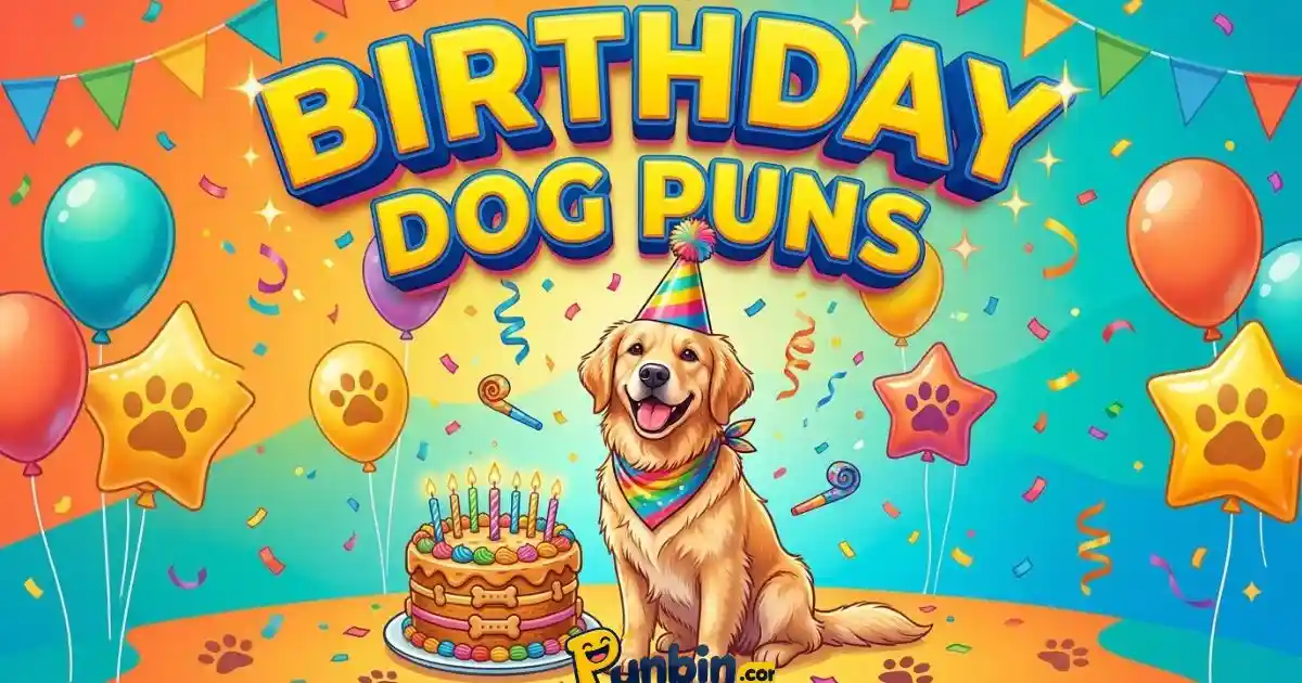 Birthday Dog Puns