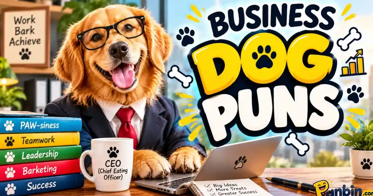 Business Dog Puns