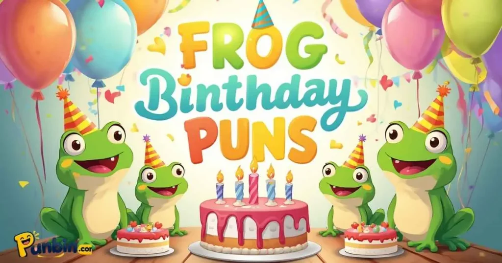 Frog Birthday Puns