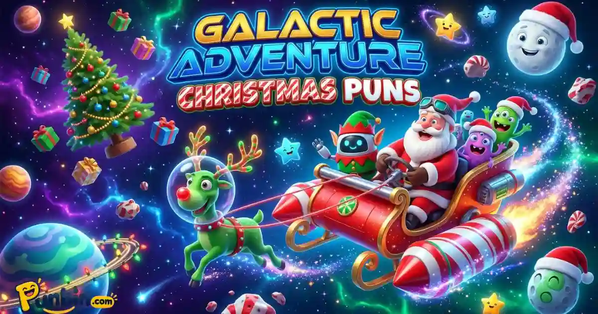 Galactic Adventure Christmas Puns