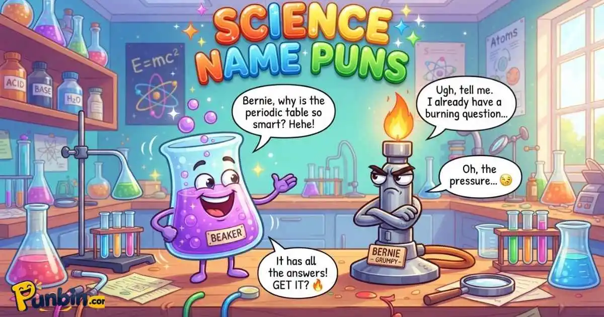 Science Name Puns