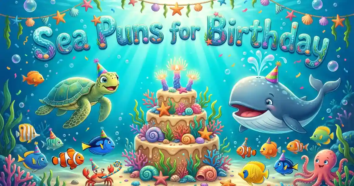 Sea Puns For Birthday