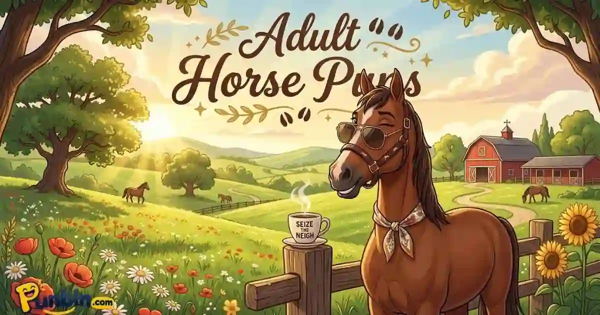 Adult Horse Puns