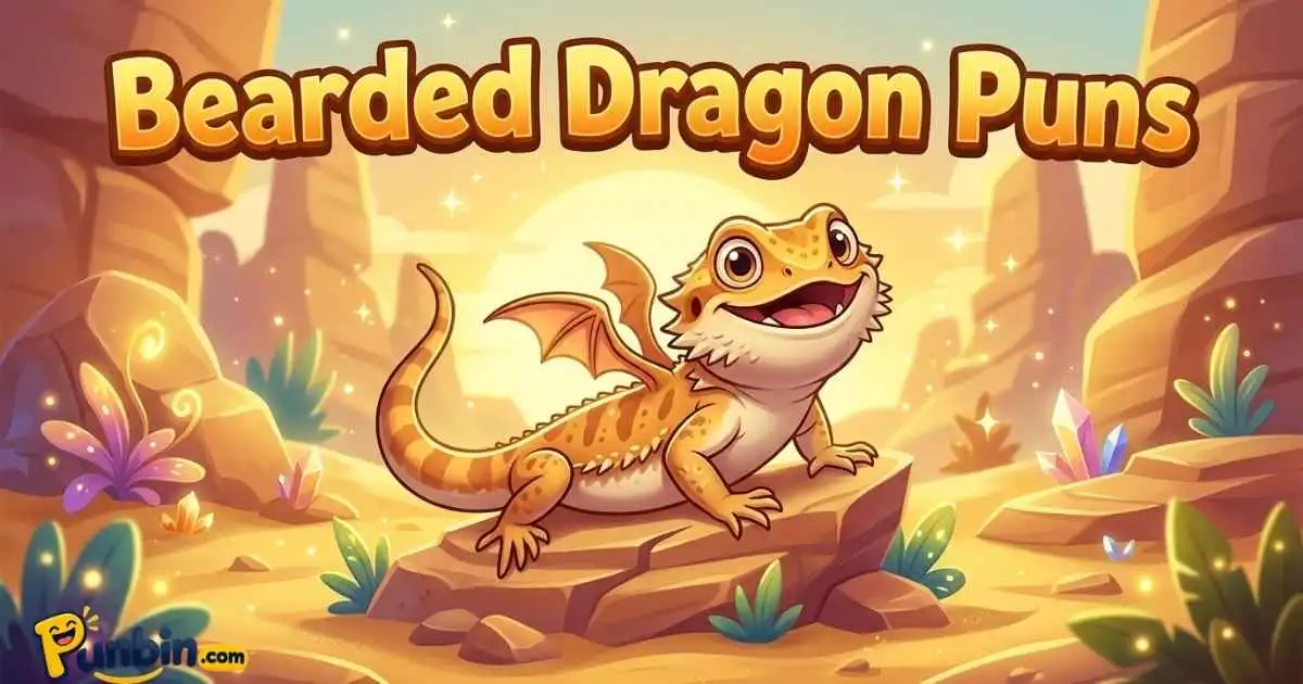 Bearded Dragon Puns