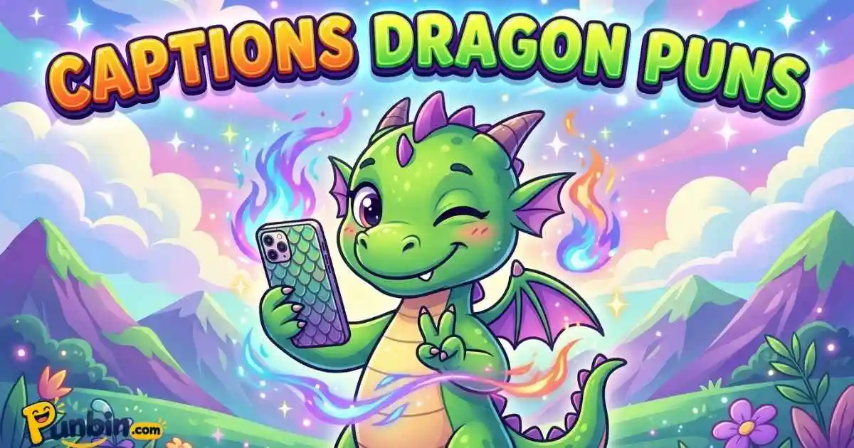 Captions Dragon Puns
