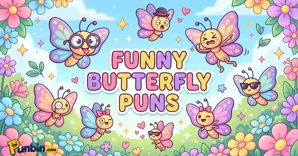 Funny Butterfly Puns