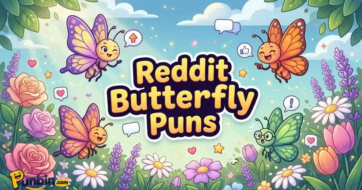 Reddit Butterfly Puns